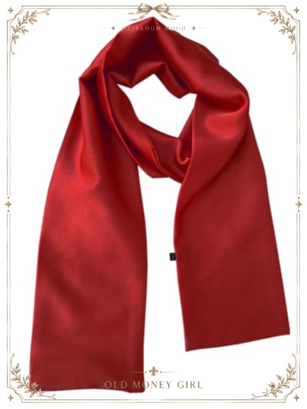 Long Silk Like Satin Square Neck Scarf Fashion Scarves for Bag Hair Women
